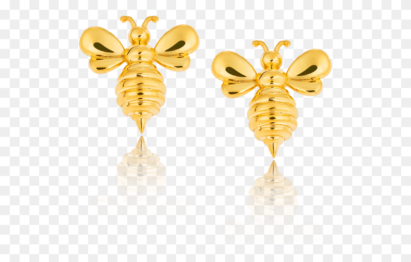 519x476 Earrings, Gold, Animal, Trophy HD PNG Download