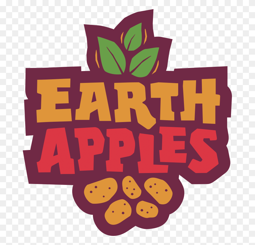689x747 Earth Apples Logo, Text, Plant, Vegetation HD PNG Download