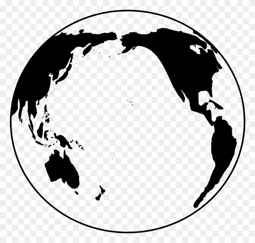 1083x1030 Земля Черно-Белое Изображение Глобуса Globo Preto E Branco, Серый, World Of Warcraft Hd Png Скачать
