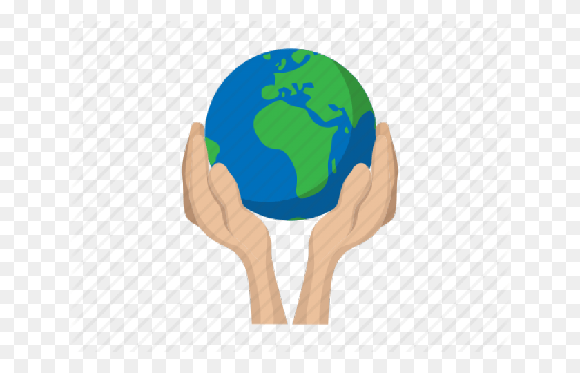 640x480 Earth Cartoon Cartoon Hands Holding The World, Outer Space, Astronomy, Space HD PNG Download