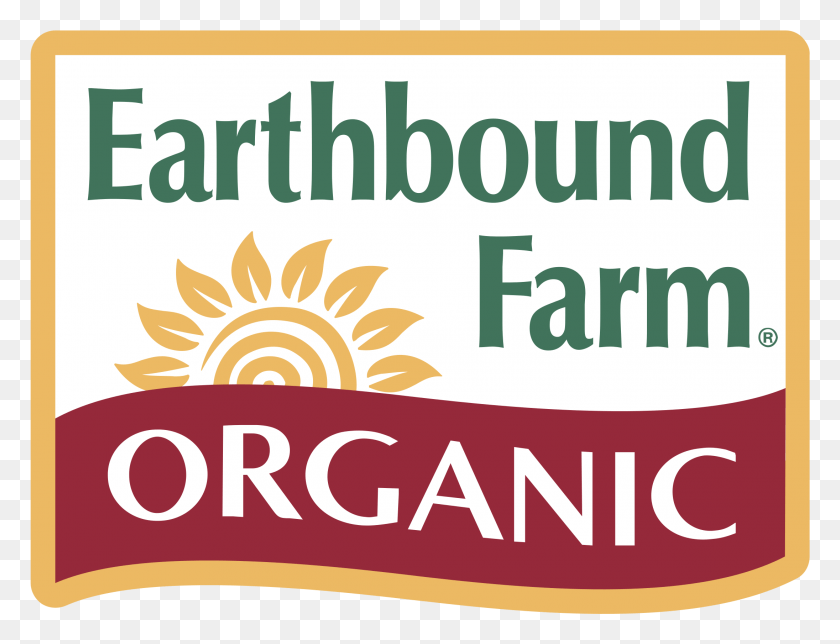 2191x1641 Earthbound Farm Logo Transparent Earthbound Farm, Label, Text, Word HD PNG Download