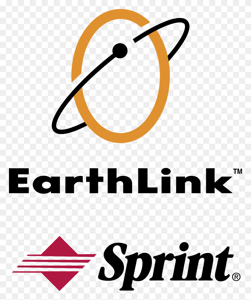 2400x2901 Логотип Earthlink Sprint, Текст, Число, Символ Png Скачать