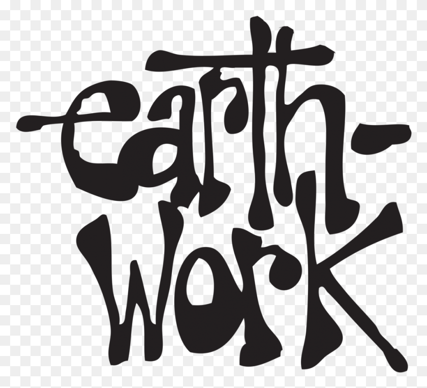 952x859 Earthwork Word Earthwork Music, Text, Calligraphy, Handwriting HD PNG Download