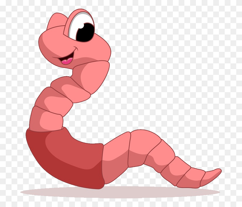 700x659 Earthworm Worm Mask Tecknad, Stomach, Animal, Invertebrate HD PNG Download