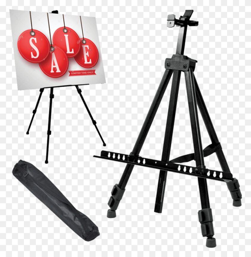885x908 Easel Stand, Tripod, Bow HD PNG Download