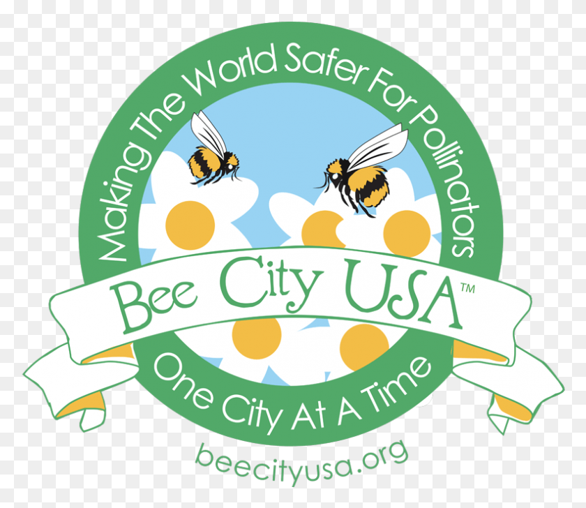 791x678 East Georgia State College Swainsboro Ga 2017 Annual Bee City Usa Logo, Honey Bee, Insect, Invertebrate HD PNG Download
