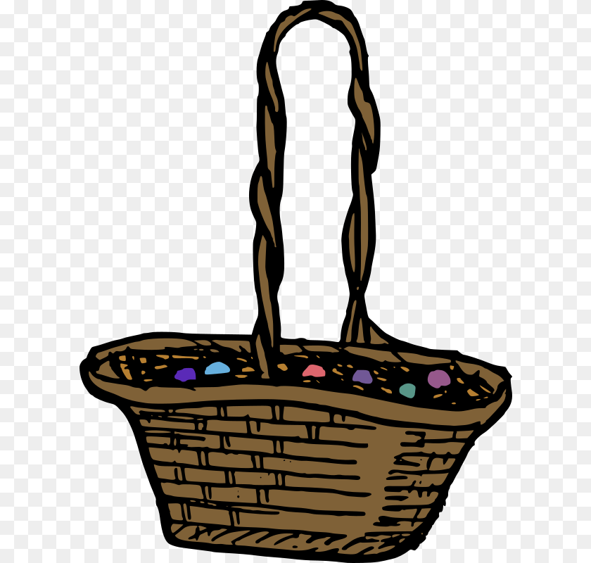 615x800 Easter Basket, Person Clipart PNG