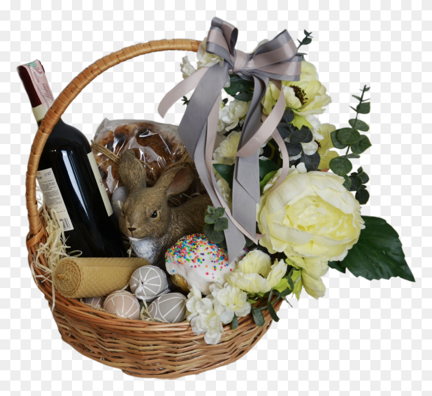 1401x1277 Easter Basket Flower Shop Studio Flores Mishloach Manot, Basket, Rose, Plant HD PNG Download