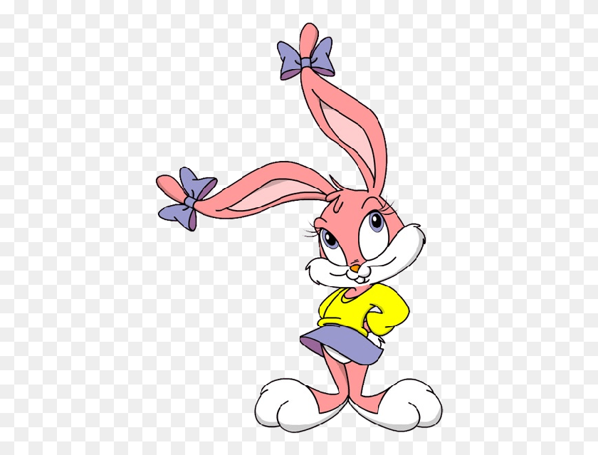 406x579 Easter Bunny Cartoon Cute Bunny Bunny Rabbit Bunny Cartoon Cute Easter Bunny, Mammal, Animal, Wildlife HD PNG Download
