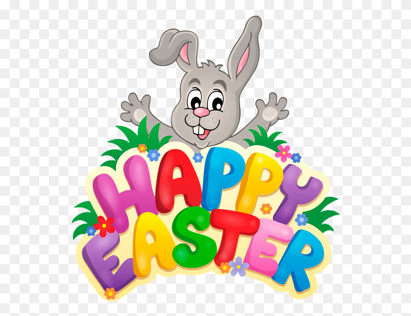 550x586 Easter Bunny Clipart Happy Easter Bunny Clipart, Birthday Cake, Cake, Dessert HD PNG Download