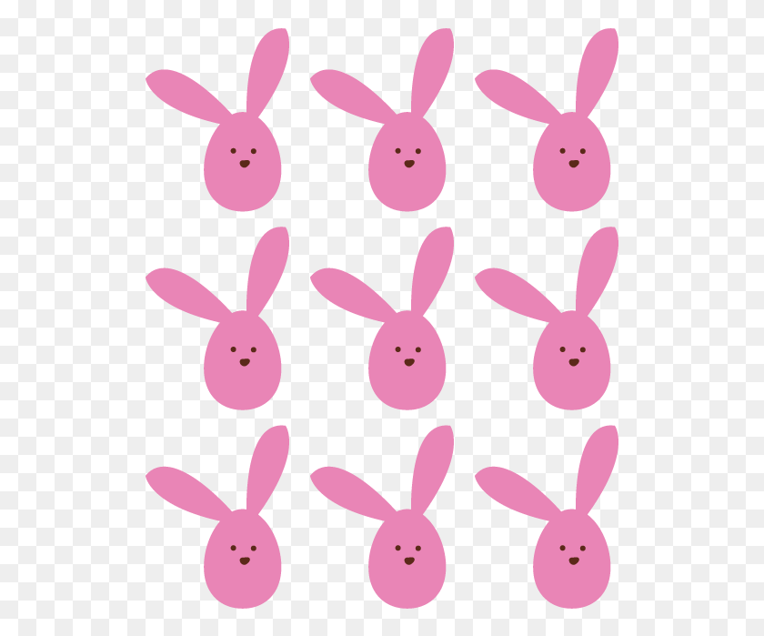 521x639 Easter Bunny Template Printable Or Domestic Rabbit, Texture, Pattern, Polka Dot HD PNG Download