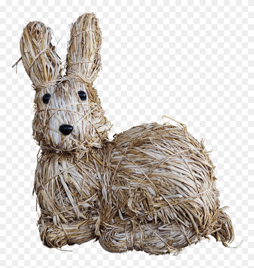 1201x1272 Easter Bunnyrabbit Earsstrawbound Punxsutawney Phil, Animal, Mammal, Figurine HD PNG Download