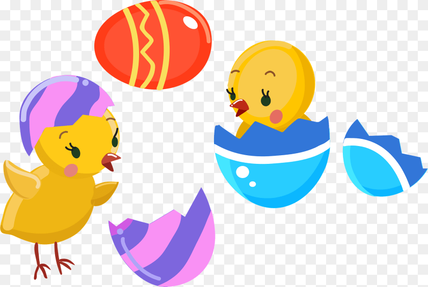 1920x1289 Easter Chicks Clipart, Face, Head, Person, Egg Sticker PNG