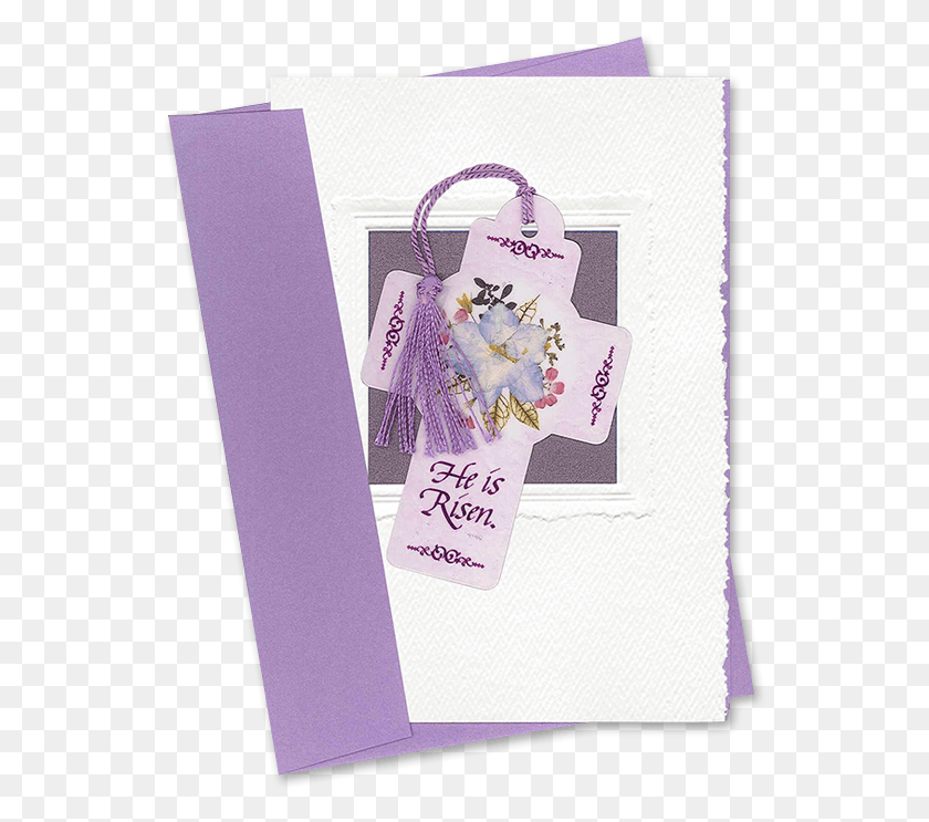 545x683 Easter Cross Bookmark Card Paper, Clothing, Apparel, Robe HD PNG Download