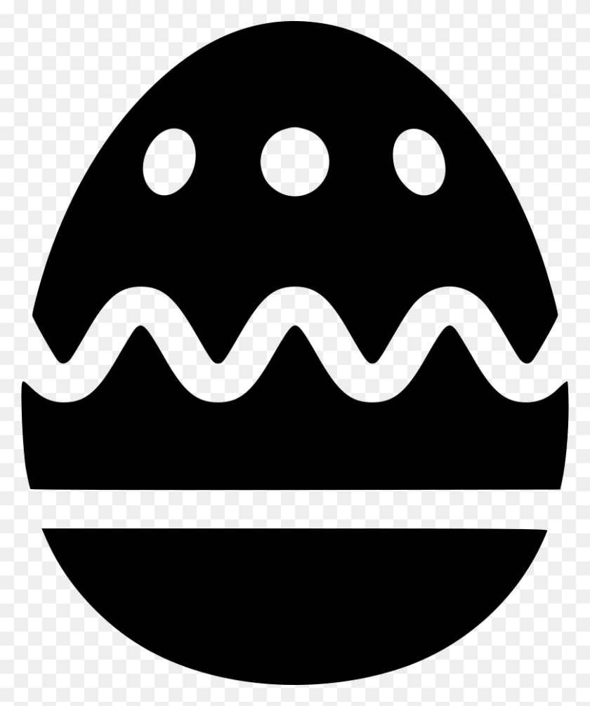 808x980 Easter Egg Comments, Stencil, Texture HD PNG Download