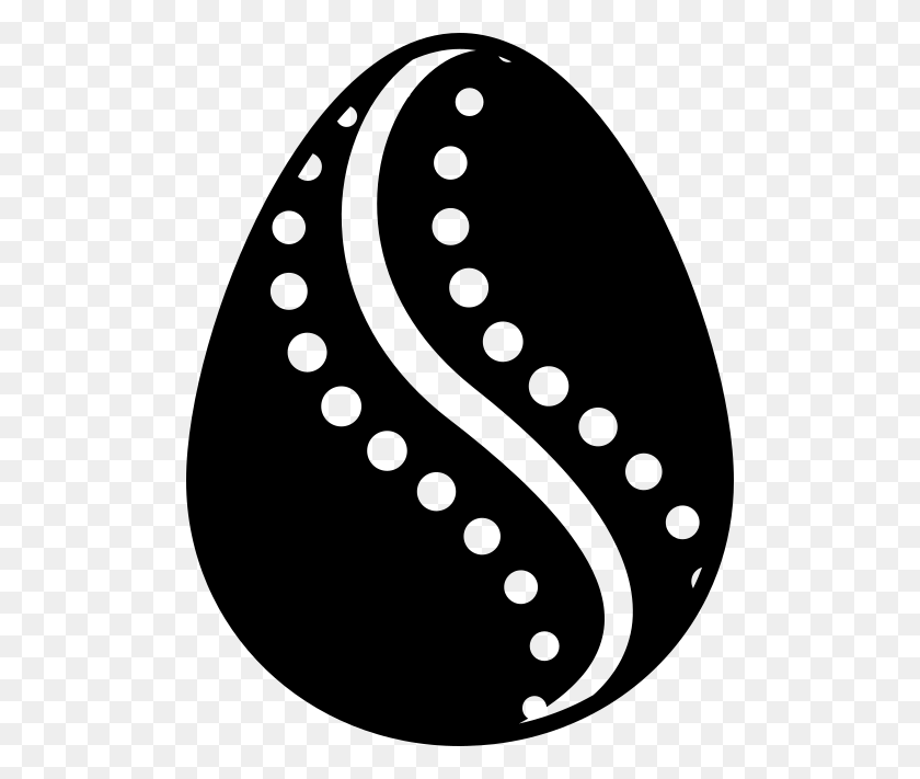 500x651 Easter Egg With Curved Line Decoration Surrounded By Easter Egg, Gray, World Of Warcraft HD PNG Download