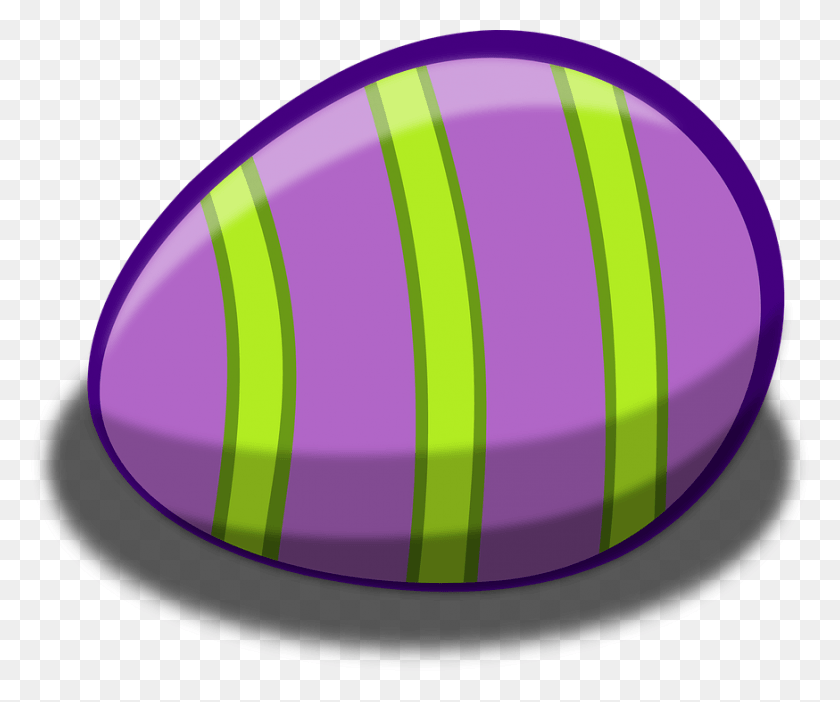 874x720 Easter Eggs Clipart Celebration Purple And Green Easter Egg, Egg, Food HD PNG Download