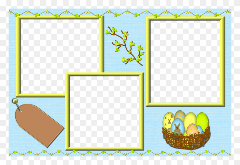 900x598 Easter Eggs Frames For Photoshop, Blackboard, Graphics HD PNG Download
