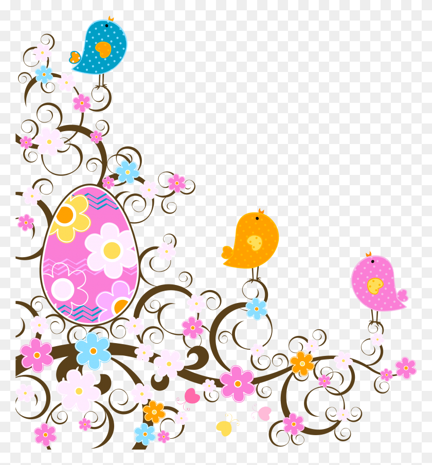 2638x2855 Easter Flower Free Easter Clipart Transparent Background, Graphics, Floral Design HD PNG Download