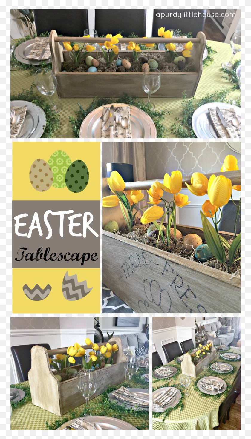 772x1410 Easter Tablescape How To Set A Perfect Table For Tulip, Plant, Interior Design, Flower HD PNG Download