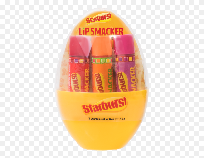 393x590 Easter Trio Egg Starburst Lip Smacker, Cosmetics, Ice Pop HD PNG Download