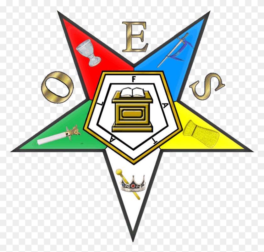 785x748 Орден Восточной Звезды Символ Ордена Восточной Звезды, Звездный Символ, Птица, Животное Hd Png Скачать