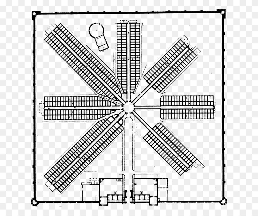 640x641 Eastern State Penitentiary Eastern Penitentiary Plan, Outer Space, Astronomy, Universe HD PNG Download