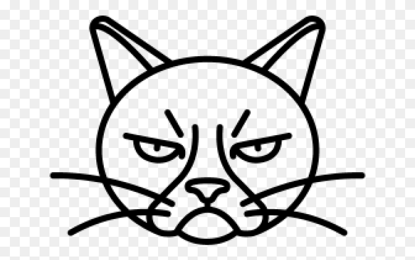 641x467 Easy Angry Cat Drawing, Gray, World Of Warcraft HD PNG Download