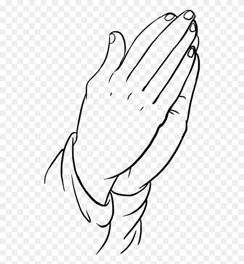 542x849 Easy Drawing Guides On Twitter Learn How Praying Hands Drawing Easy, Gray, World Of Warcraft HD PNG Download