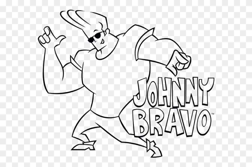591x495 Easy Johnny Bravo Drawing, Text, Sport, Sports HD PNG Download