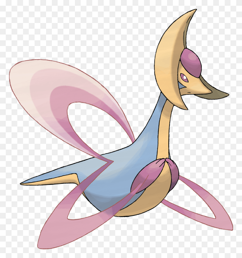 1193x1281 Easy To Fire Off Dragon Ascents With This Lead Cresselia Pokemon, Animal, Bird, Pelican HD PNG Download