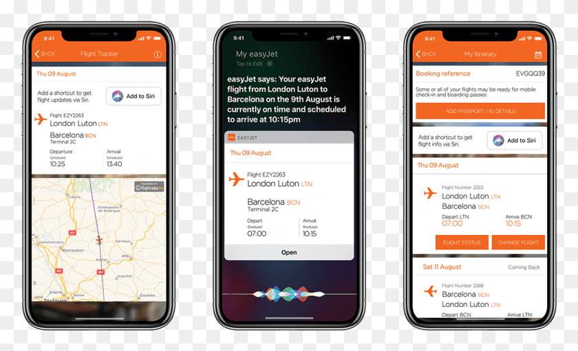 987x571 Easyjet Siri Shortcuts Iphone, Mobile Phone, Phone, Electronics HD PNG Download