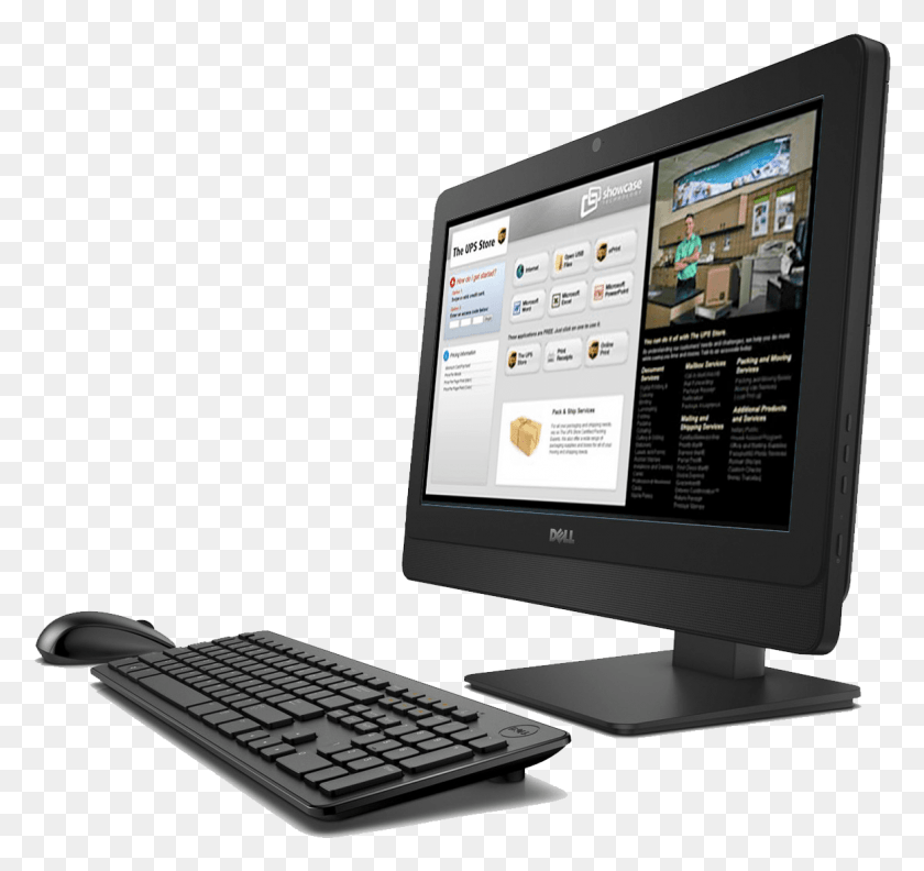 1162x1091 Easystation - Это Программное Решение Самообслуживания, Которое Computadora Dell Todo En Uno, Компьютерная Клавиатура, Компьютерное Оборудование, Клавиатура Png Скачать