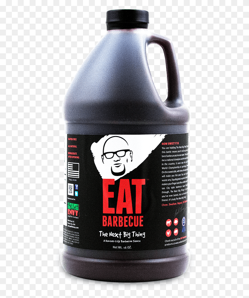 470x947 Eat Barbecue The Next Big Thing Bbq Sauce Bottle, Seasoning, Food, Syrup HD PNG Download