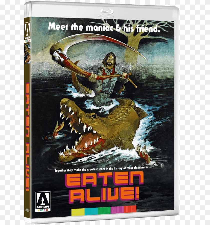 652x898 Eaten Alive 1977 Poster, Person, Advertisement, Animal, Dinosaur Sticker PNG