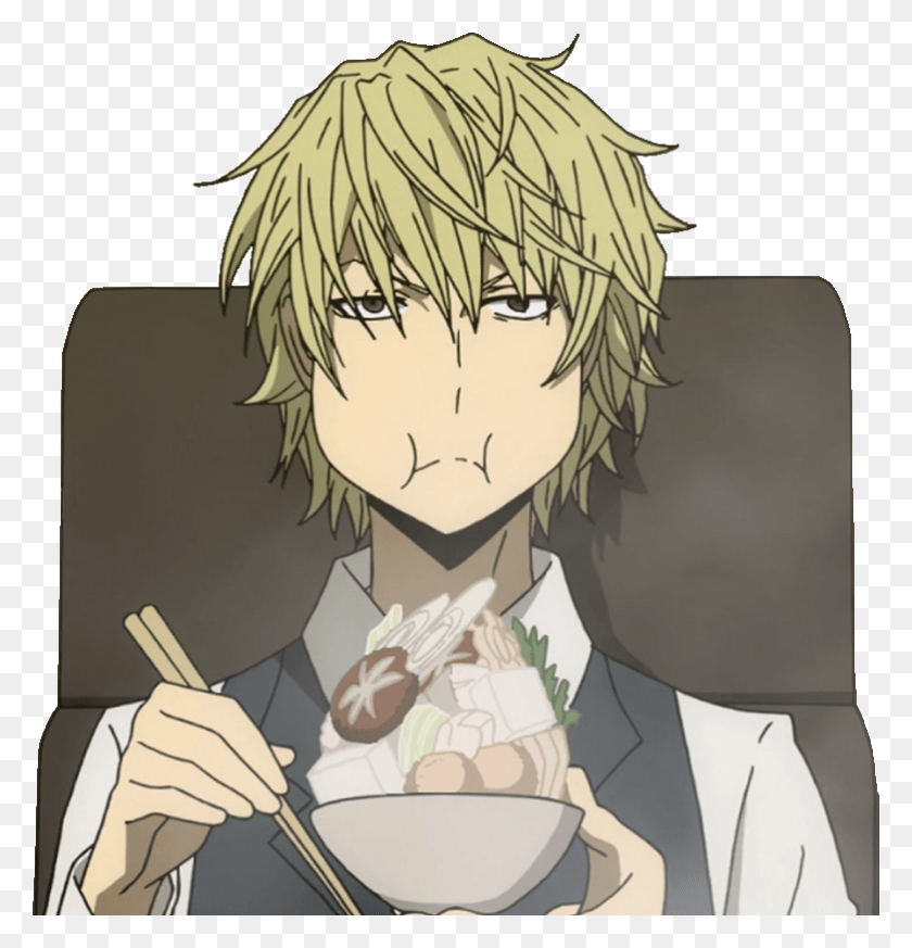 782x816 Descargar Png / Comiendo Cara Shizuo Heiwajima Iconos, Comics, Libro, Manga Hd Png