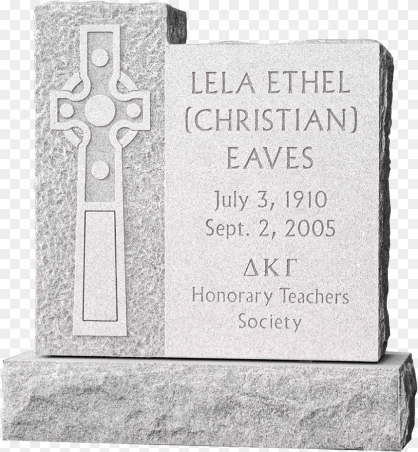 Eaves David Monument 3 Headstone, Gravestone, Tomb, Cross, Symbol Sticker PNG
