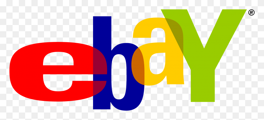 2000x832 Ebay Logo, Text, Alphabet, Number HD PNG Download