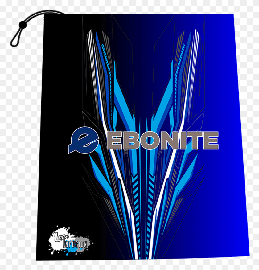 1049x1098 Ebonite Blue Fletching Shoe Bag Graphic Design, Graphics, Poster HD PNG Download