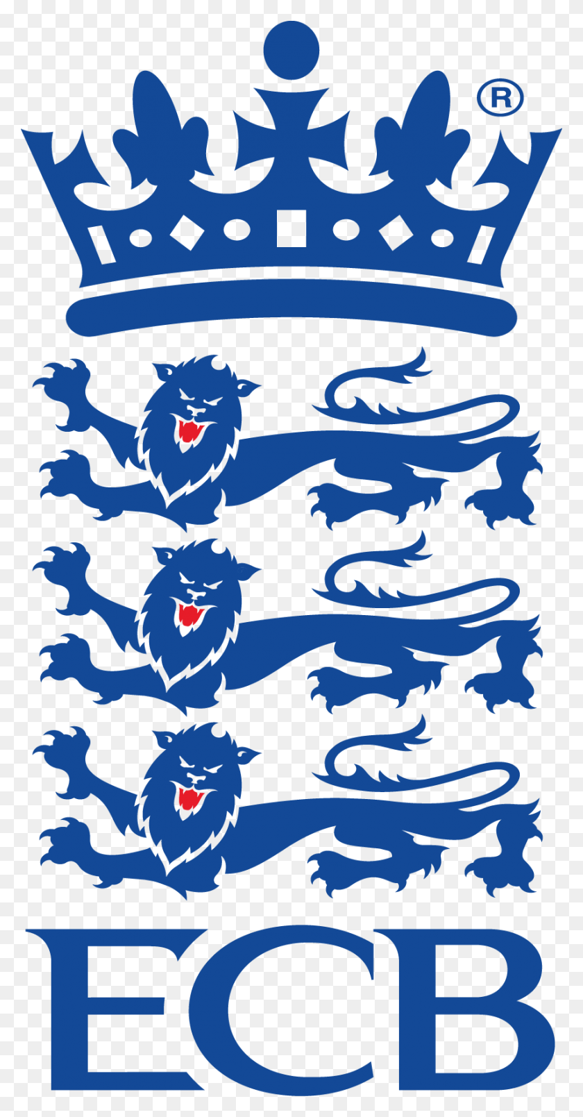 856x1701 Логотип Ecb Англия И Уэльс Доска Для Крикета Доска Для Крикета Англии И Уэльса Ecb, Плакат, Реклама, Дракон Hd Png Скачать