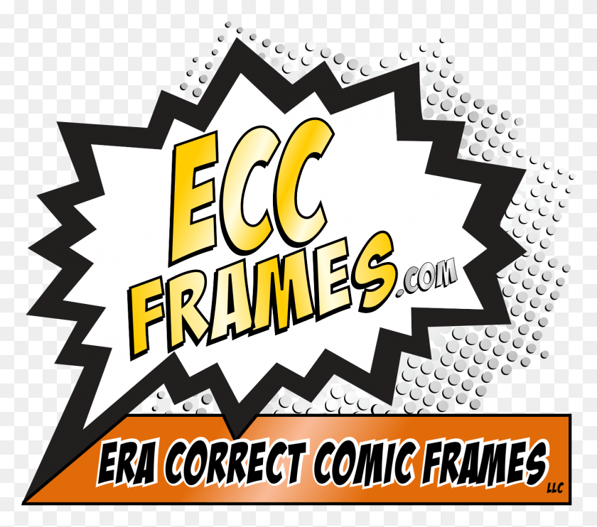 1333x1167 Ecc Frames Comic Book Pow, Poster, Advertisement, Flyer HD PNG Download