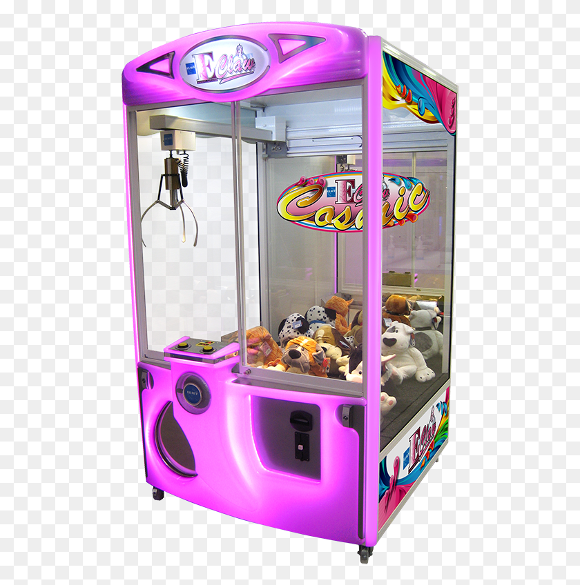 489x788 Eclaw Cosmic Crane 800px Png24 E Claw Machine, Teddy Bear, Toy, Arcade Game Machine HD PNG Download