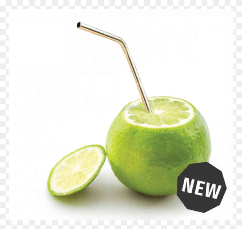 852x801 Eco Friendly Stainless Steel Straws Shikanjvi, Lime, Citrus Fruit, Fruit HD PNG Download