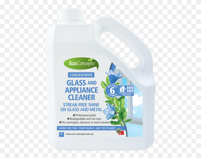 469x601 Ecoconcepts Glass And Appliance Cleaner Concentrate, Bottle, Shampoo HD PNG Download