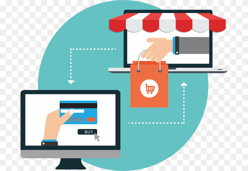 Ecommerce Website Development Services, Kiosk, Electronics, Screen Sticker PNG
