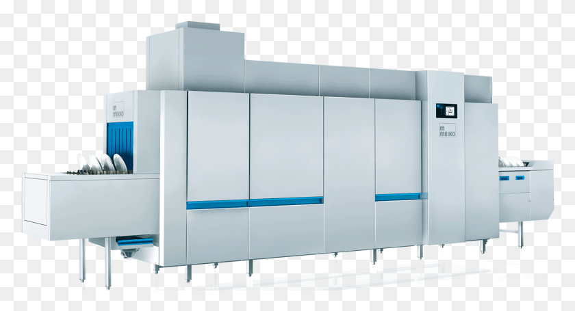 1655x840 Economical Conveyor Dishwasher M Iq Meiko Dishwasher, Machine, Furniture, Door HD PNG Download