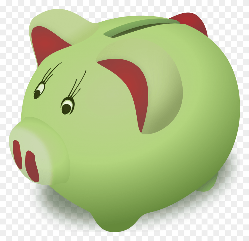 2400x2327 Economy Clipart Savings Girl Scout Financial Reports, Piggy Bank HD PNG Download