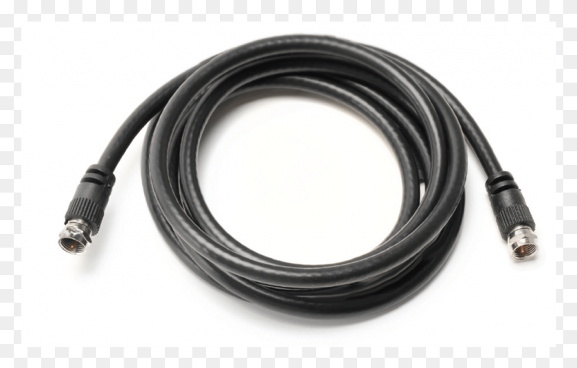 1001x610 Economy Coaxial Cable Ethernet Patch Cable Black, Wire, Ring, Jewelry HD PNG Download