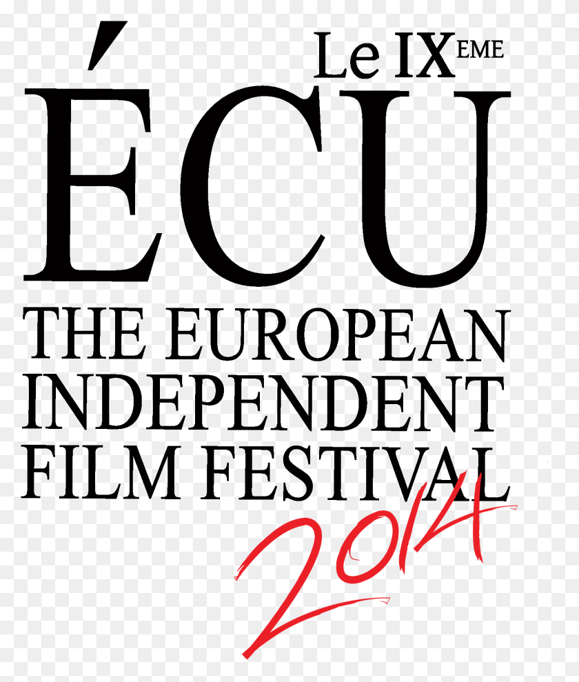 1452x1731 Ecu Logo Cu The European Independent Film Festival, Text, Alphabet, Light HD PNG Download
