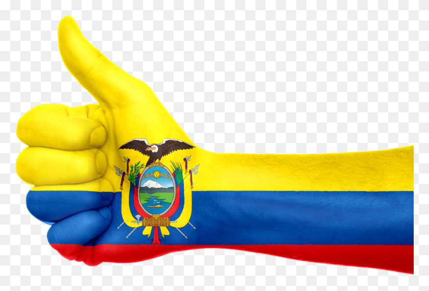 1280x837 Ecuador Flag, Clothing, Apparel, Hand HD PNG Download